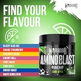 Warrior Amino Blast BCAA Powder 270g Fruit Salad Sour Apple Flavor view 6