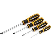 GEARWRENCH 4 Pc. Pozidriv Dual Material Screwdriver Set - 80061H