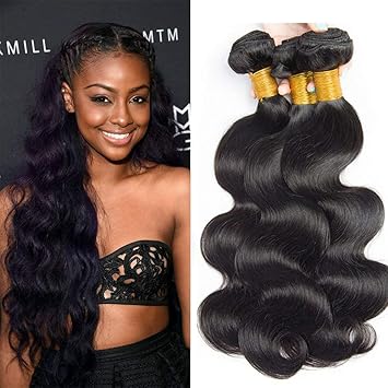 Amazon Com Sina Virgin Brazilian Hair Body Wave 3 Bundles 18 20