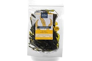 Royal Kombu (Sea Lasagna) Whole Seaweed, 35g, Canadian and Eco-Friendly Certified, Easy to use Sea Vegetable, Hand harvested 