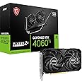 MSI GeForce RTX 4060 Ti Ventus 2X Black 16G OC Graphics Card - RTX 4060 Ti GPU, 16GB GDDR6 (18Gbps/128-bit), PCIe 4.0-2 x TORX Fan 4.0 - HDMI 2.1a, DisplayPort 1.4a