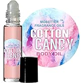 MOBETTER FRAGRANCE OILS Cotton Candy Body Oil Perfume 10ml Roll On Bottle