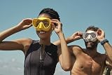 Cressi F1 Frameless Diving Mask Anti-Fog Tempered Glass Silver Black One Size view 8