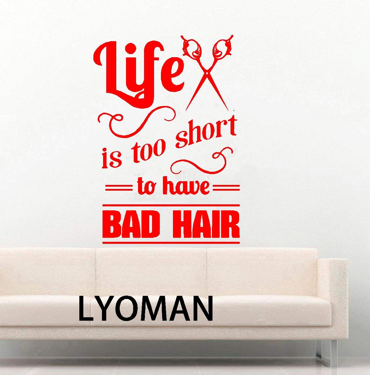 Buy Lyoman Vinyl Wall Decal Hair Salon Quote Salon Wall
