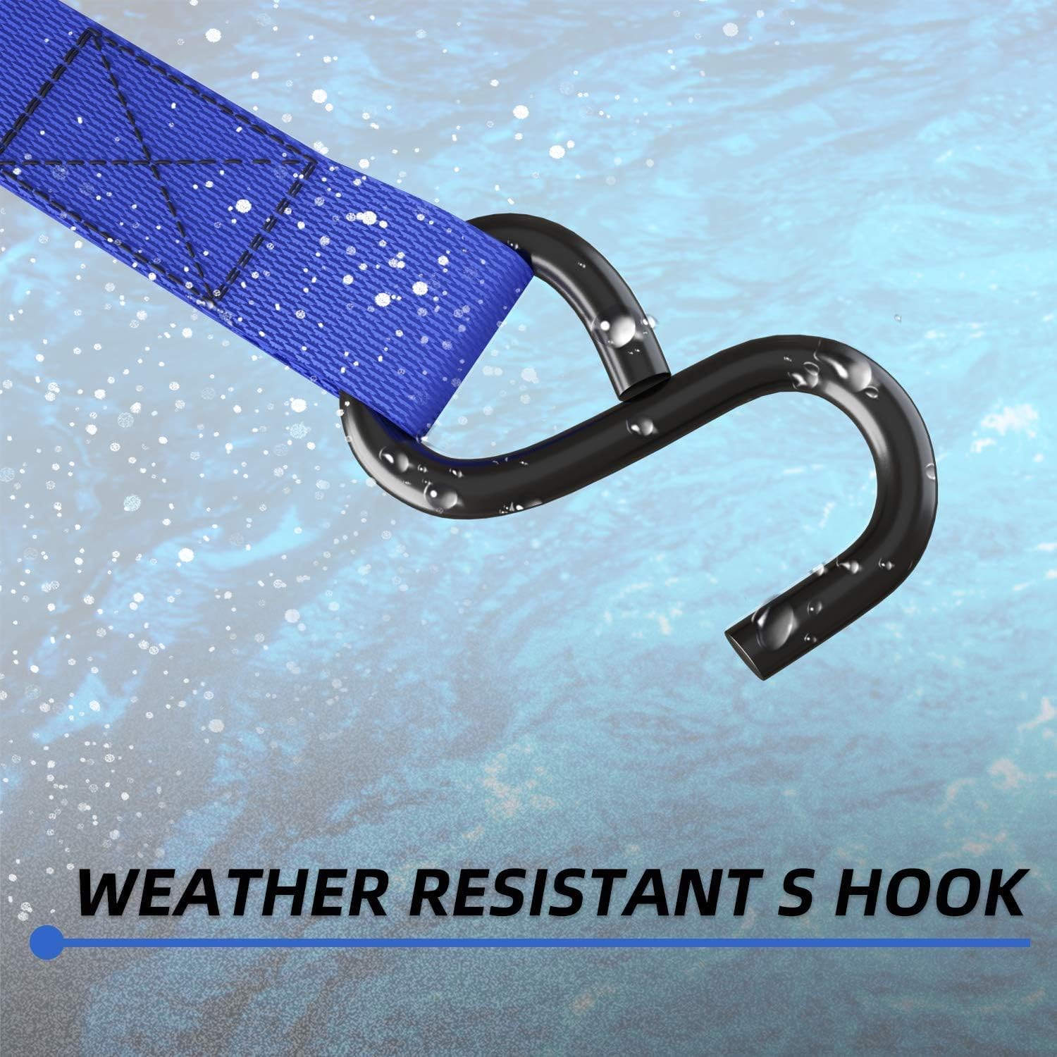 Ratchet Straps with Hook 4 Pack - Image 4