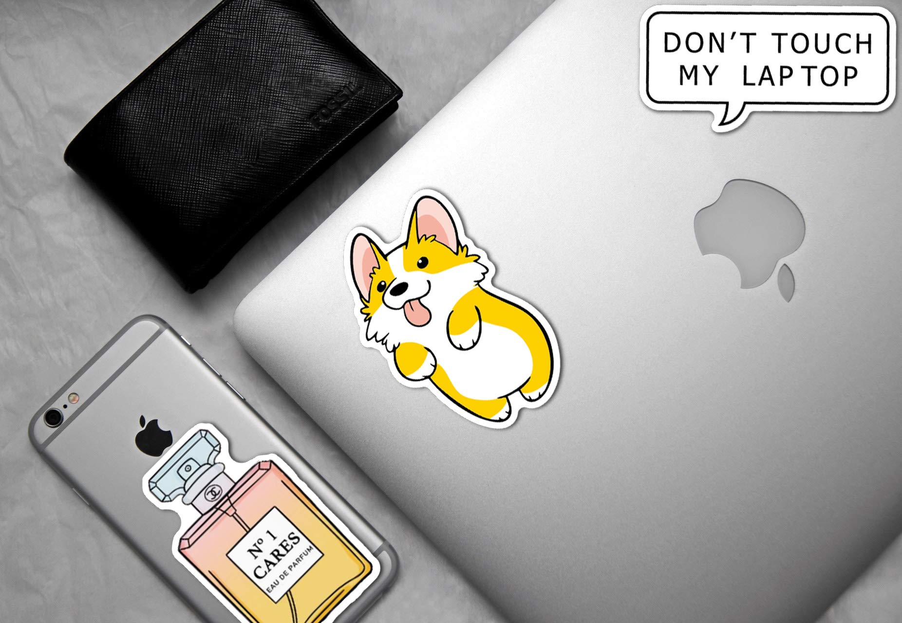 Trendy Vinyl Stickers for Laptop Water Bottles (50-Pack) Cute Waterproof Aesthetic Stickers for Phone Skateboard Guitar