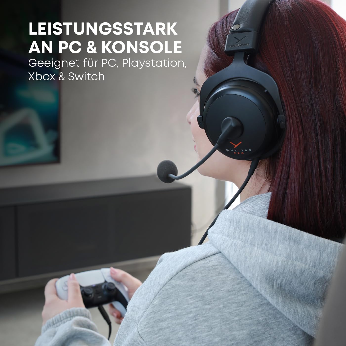 beyerdynamic MMX 300 PRO Gaming-Headset mit STELLAR.45-Treiber und Kondensatormikrofon, kabelgebundenes Gaming-Headset 7