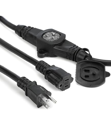 Amazon.com: Hosa PDX-430 Power Distribution Cord, 6 x NEMA 5-15R