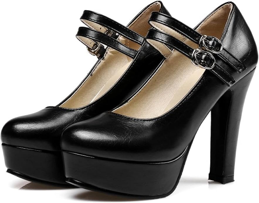 women's closed toe ankle strap shoes