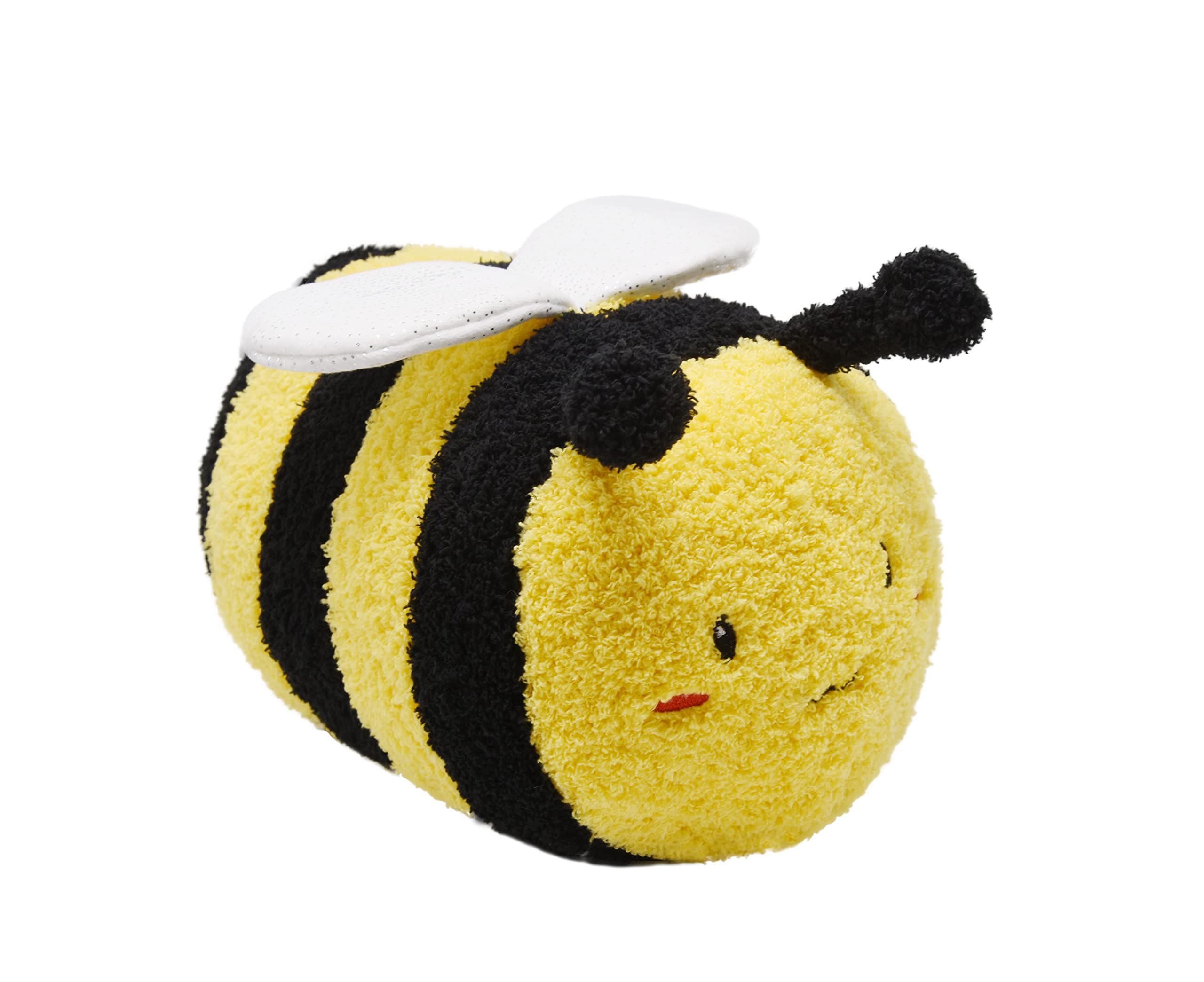 Photo 1 of YONLIT Fuzzy Bumblebee Stuffed Animal with Smile Face and White Wings Super Cute Plush Bee Toy Excellent Gifts for Kids or Honey 12 Inch