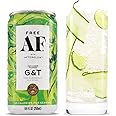 FREE AF Non-Alcoholic Cucumber G&T, Ready to Drink Mocktail with Afterglow, Low Calories, Refreshing, Clean & Mildly Sweet, 8.4 fl oz Cans (12 pack)