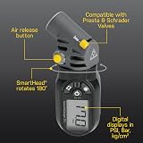 Topeak SmartHead Gauge Digital Tire Gauge 250 psi Presta Schrader Rotating view 4