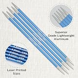 KnitPro Zing Double Pointed Needles 6" 4.00mm — Aluminum, FSC Packaging view 2
