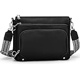 SYTRAH Anti-Theft Crossbody Purse for Women, Crossbody Shoulder Bag with Built-in Wallet & RFID Blocking for Travel Workout