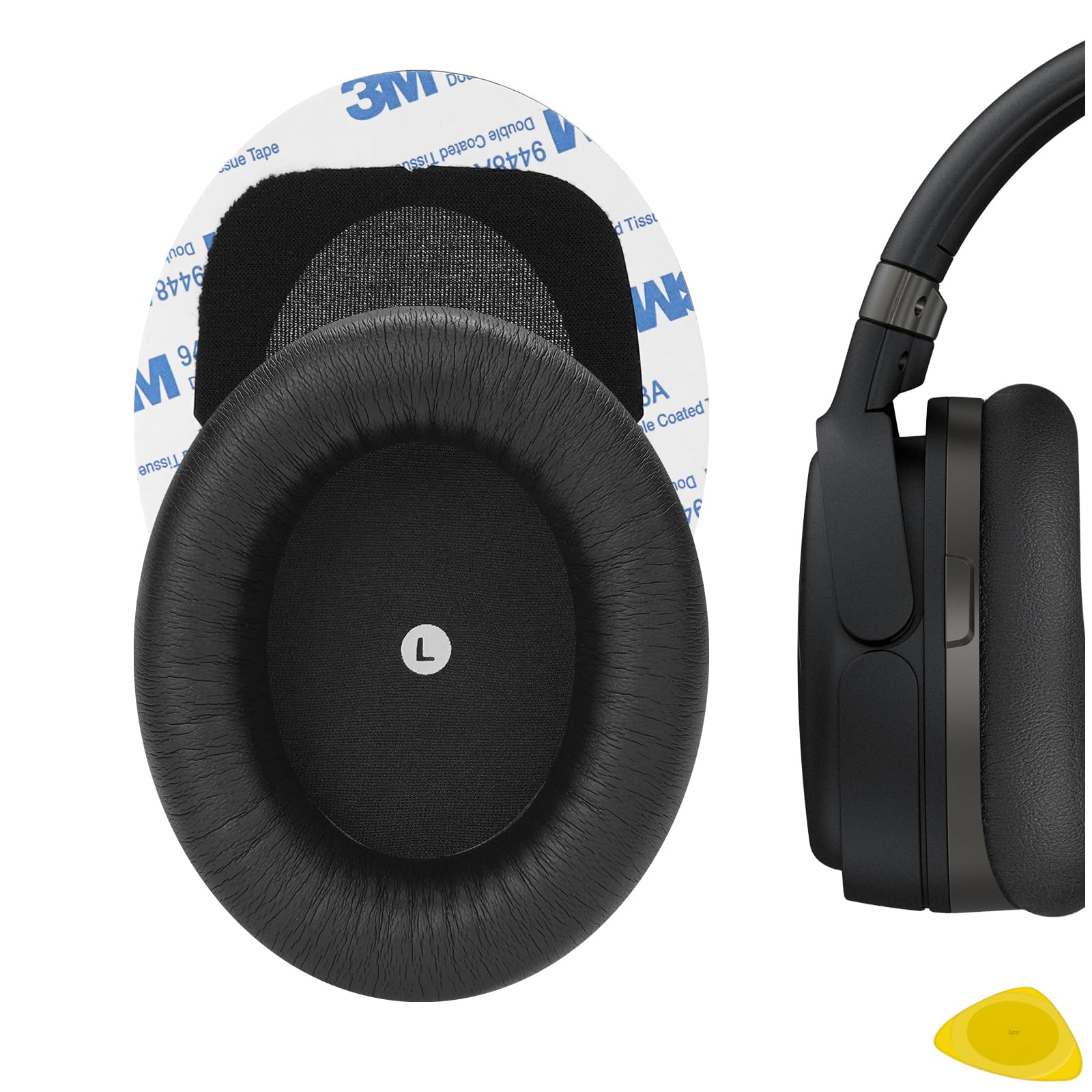 Geekria Replacement Ear Pads Compatible with HyperX Cloud Orbit S Headphones Ear Cushions, Repair Parts (Black)