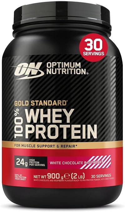 Optimum Nutrition Gold Standard 100% Whey White Chocolate Raspberry 900 g