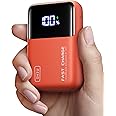INIU Power Bank, 25000mAh 100W High Capacity Laptop & Phone Portable Charger, Fast Charging Flight Cruise Ship Family Essentials Traveling Mini Battery Pack for College Student Teen Boys Girls, Orange