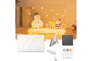 Porindisi Planche à dessin LED – Tableau lumineux interactif pour art créatif, pour la maison et les voyages