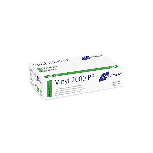 Meditrade 1251L Vinyl 2000 puderfrei, 1er Pack (1 x 100 Stück)