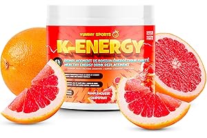 Yummy Sports K-Energy Pre-Workout – Keto-Friendly Pre-Workout for Enhanced Energy, Focus & Fat Burning – Sugar-Free Energy & 