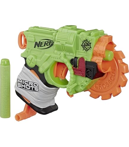 Amazon.com: Nerf Microshots Zombie Strike Doublestrike Blaster