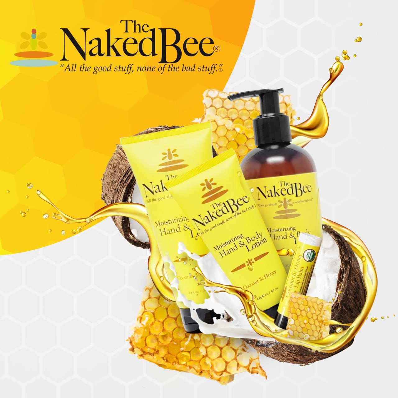 The Naked Bee Orange Blossom Honey Restoration Foot Balm, (2 oz) - 2 Pack