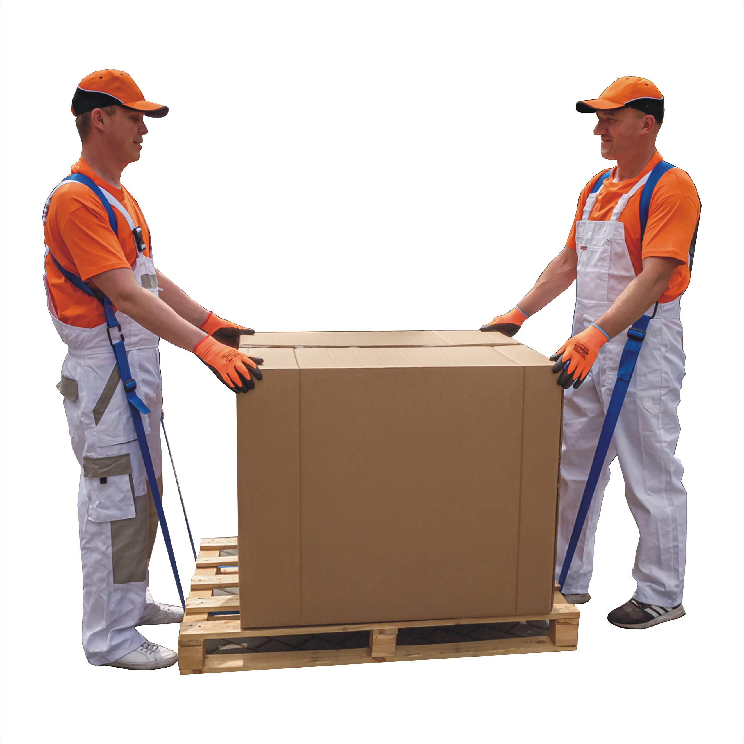 SafeCore lifting straps for movers, heavy duty furniture lifting straps for 2 people, adjustable 3.5 m harness system up to 450 kg for moving heavy furniture and appliances — image 1