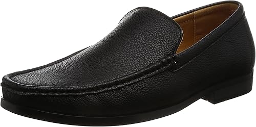 Amazon アンバイルシウス カジュアル ヴァンプローファー Apt357 2 メンズ ブラックグレイン 25 5cm An アンバイルシウス レースアップシューズ