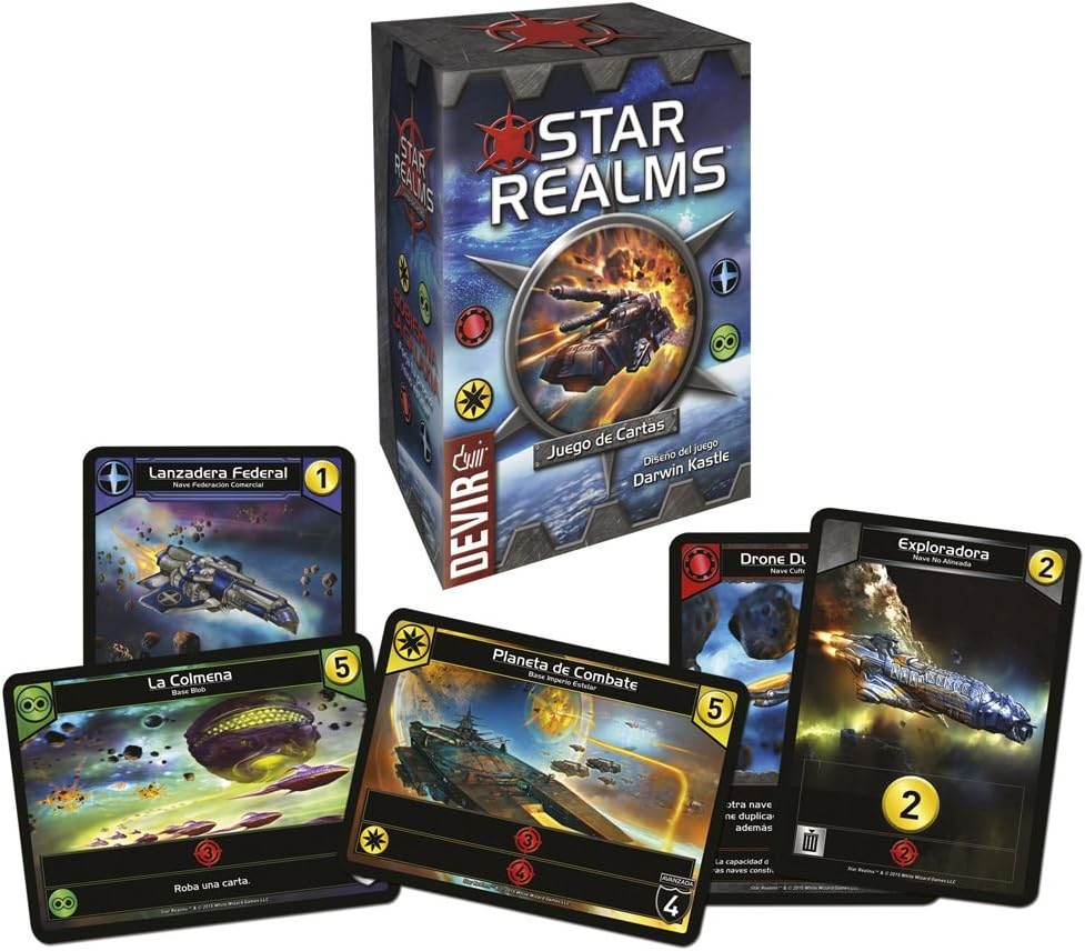 Devir- Star Realms, Juego de Mesa en Castellano, Miscelanea (222678)