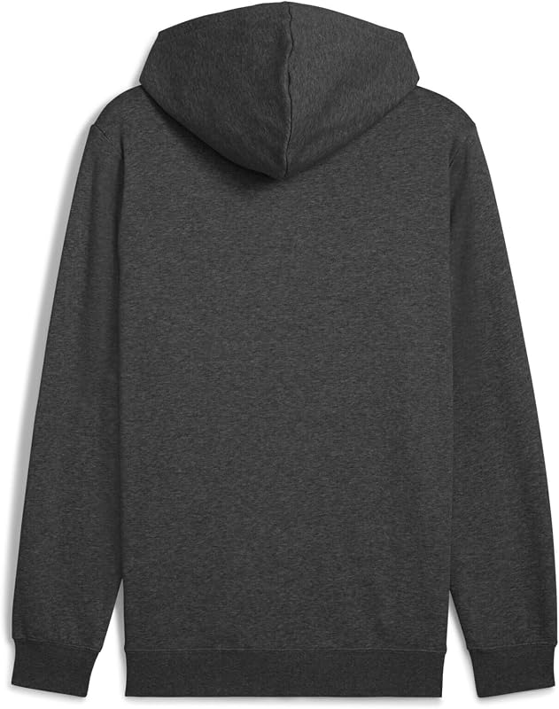 Felpa con Cappuccio Essentials con Logo Piccolo N. 1 da Uomo M, Dark Gray Heather — foto 4 di 5
