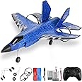 Gordengdy F35 2 CH Fighter RC Airplane - 2.4GHz Remote Control Plane with 6 Axis Gyro & Two Batteries RC Jet Aircraft for Adults Beginners Maximum Control Distance 400 Feet 20 Minutes Flight Time