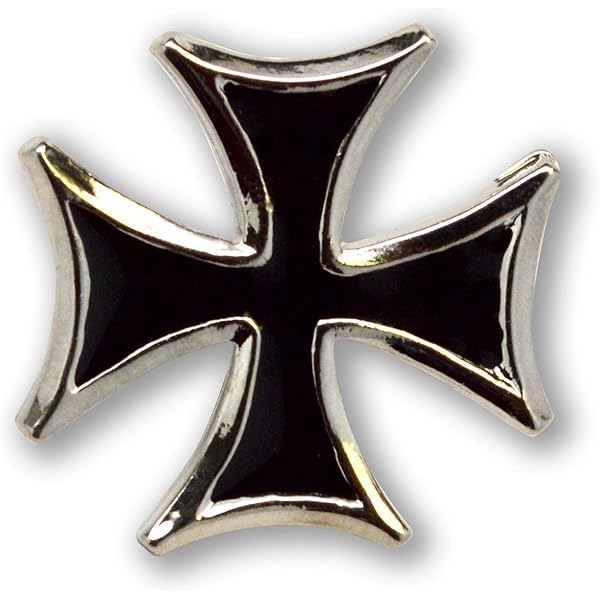 Amazon.com: Iron Cross Cross Iron Unisex Pin Black Zinc Alloy