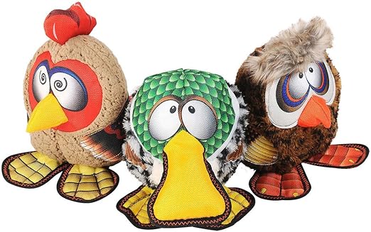 strong plush dog toys