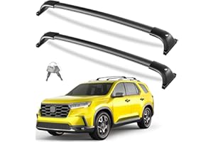 KINGGERI 260lbs Lockable Roof Rack Cross Bars Compatible with Honda Pilot 2023-2026 (Not for LX & EX-L).Heavy Duty All Aluminum Crossbars Rooftop Cargo Basket Luggage Kayak Canoe Snowboard Bike