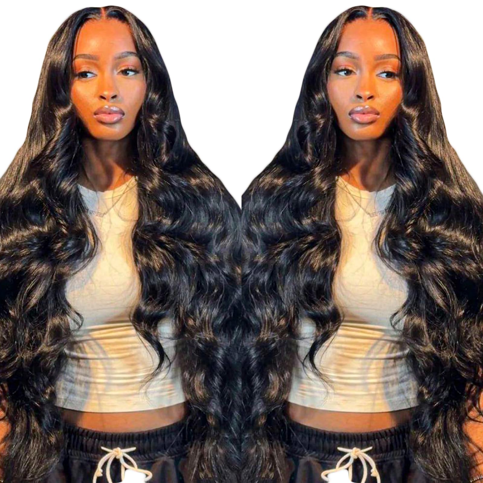 Photo 1 of bunGiol Glueless Wigs Human Hair Pre Plucked PreCut 26 Inch Wear and Go Wig 180 Density 5x5 Hd Lace Closure Wigs Human Hair Body Wave Hd Lace Front Wigs for Women Frontal Wigs