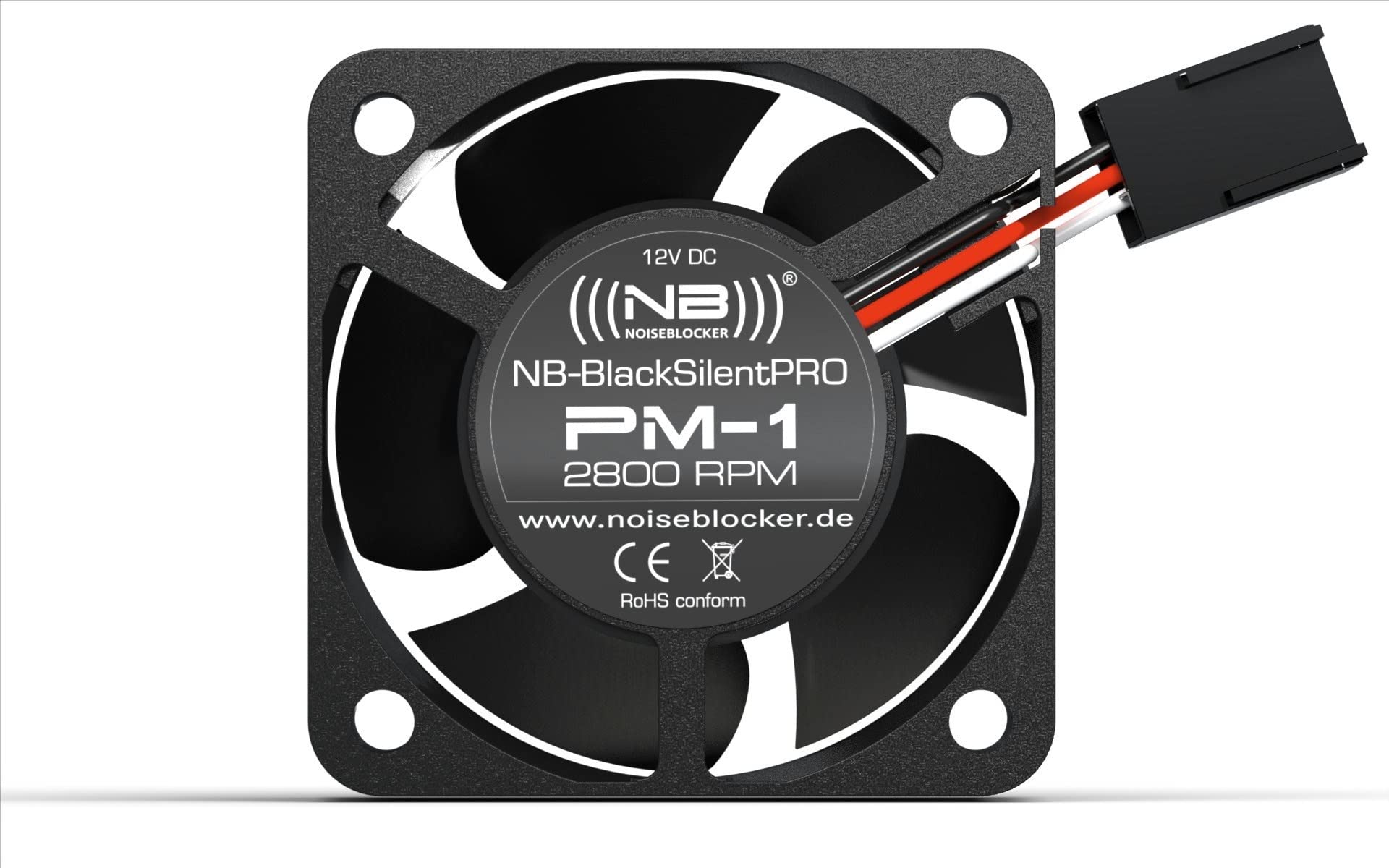 NoiseBlocker BlackSilent Pro Fan PM1 - 40mm, 1.97 Inches, Desktop Compatible