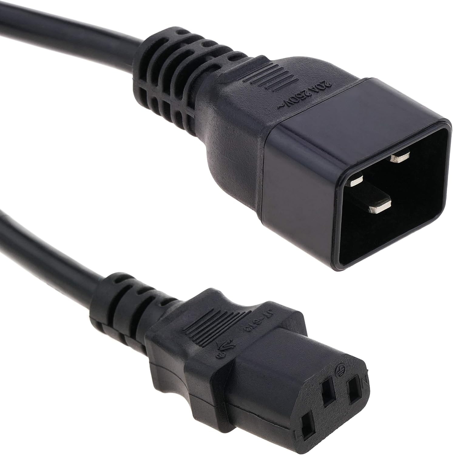 BeMatik IEC60320 3m C13 / C20 Power Cable 3×1.5 (CL094) BigaMart