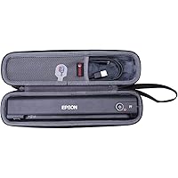 XANAD Hard Case for Epson Workforce ES-50/ 55R/ 60W/ 65WR & DS-30/70/ 80 & Epson RapidReceipt RR-60/ 70W Portable Document Sc