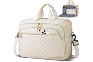 Laptop Bag for Women 15.6 Inch Laptop Briefcase Large Capacity Computer Shoulder Bag Professional Laptop Case for Business Wo