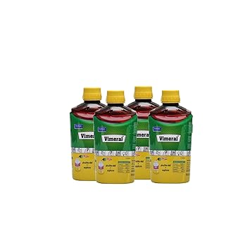 NAP PET INDIA Virbac Vimeral Pets Liquid Vitamins Supplement (120 ml) - Pack of 4