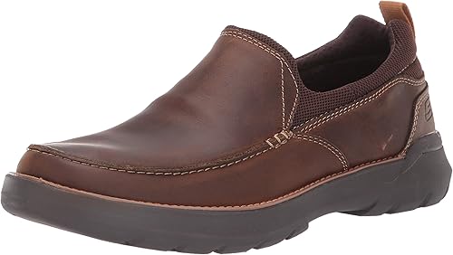 skechers leather slip on