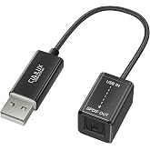 Cubilux USB A to TOSLINK Optical Audio Adapter, Unidirectional USB Type A to SPDIF Digital Converter, S/PDIF Transmitter for Computer Laptop PC PS5/4 ONLY, NOT for TV Or Other Devices