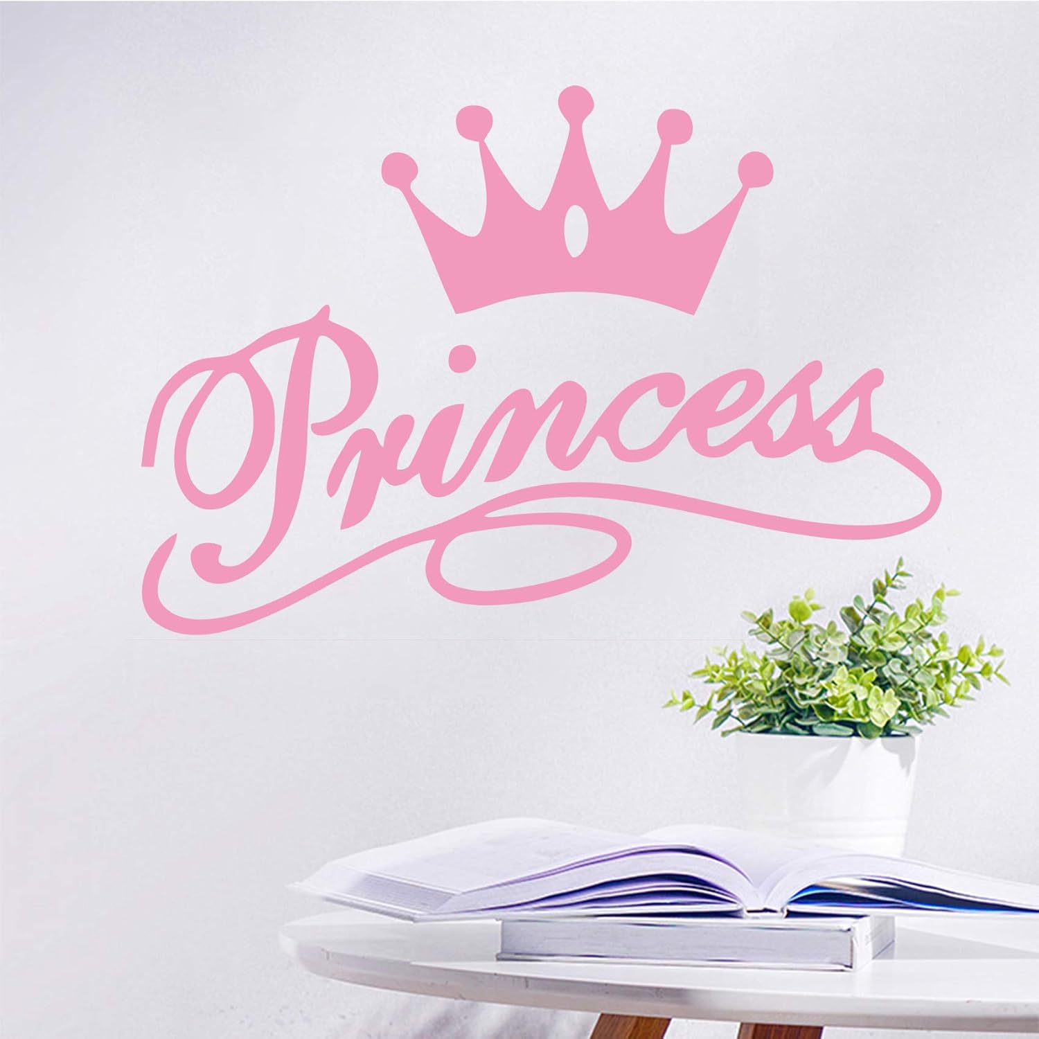 Quanyuchang Princess Crown Wall Decal, Royal Crown Wall Stickers Murals - Image 3