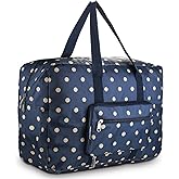 F.FETIVIN Weekender Bag Carry On Travel Duffle Medium Overnight Bag for Women(Dream Blue)