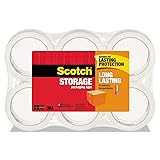 Scotch Long Lasting Storage Packaging Tape, 1.88" x