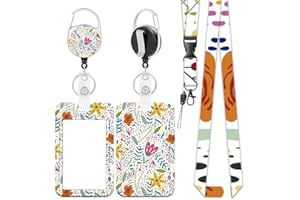 Cordon pour badges d'identité et clés, enrouleur rétractable robuste avec mousqueton pivotant à 360°, porte-badge avec cordon