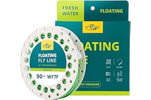 SF Fly Fishing Line with Two Welded Loops Weight Forward Floating Fly Lines Trout 90FT WF2 3 4 5 6 7 8 9F Multi-Color Freshwa