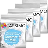Tassimo Milk Creamer, Pack of 4, 4 x 16 T-Discs