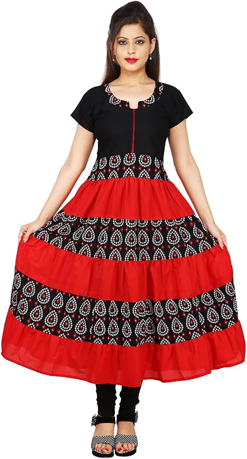 Indian Handicrfats Export AnjuShree Choice Women's Anarkali Kurta