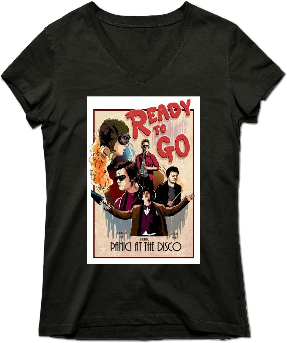 "Ready To Go" Movie Poster-Teepublic Female V-Neck T-Shirt